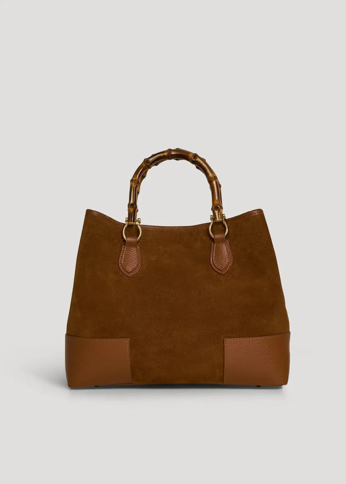 Ginevra Suede Bamboo Tote Bag by Clemés