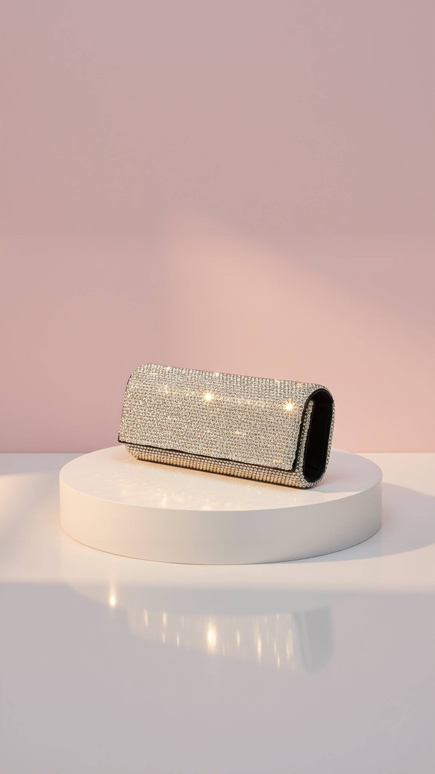 Ophélie Crystal Encrusted Reading Glasses Case, by Clemés