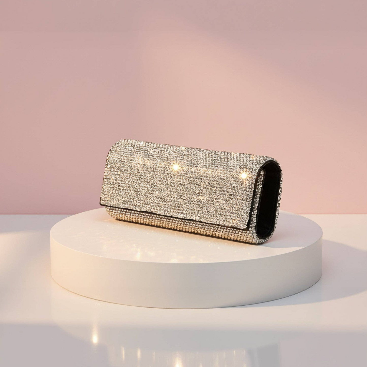 Ophélie Crystal Encrusted Reading Glasses Case, by Clemés