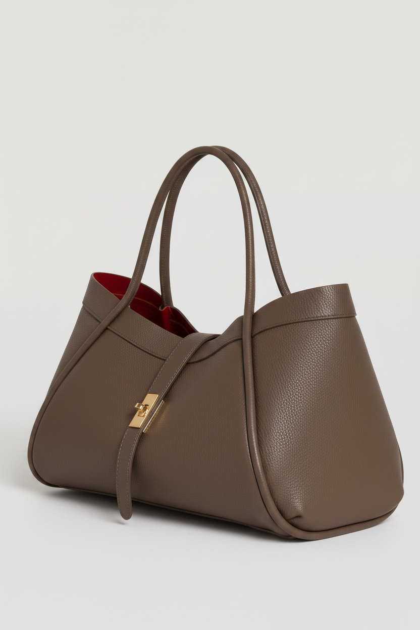 Bianca Large Leather Handbag by Clemés