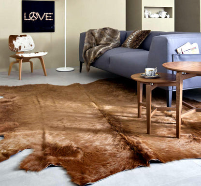 Natural Brazilian Cowhide, Mocha