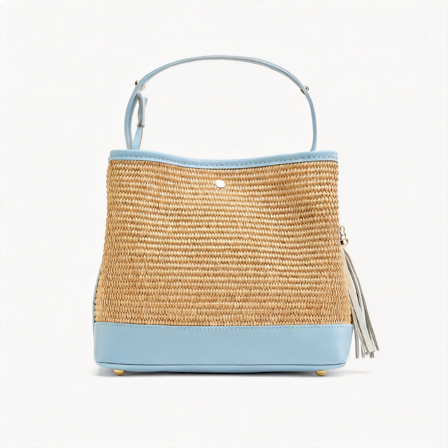 Cosima Raffia & Leather Bag by Clemés