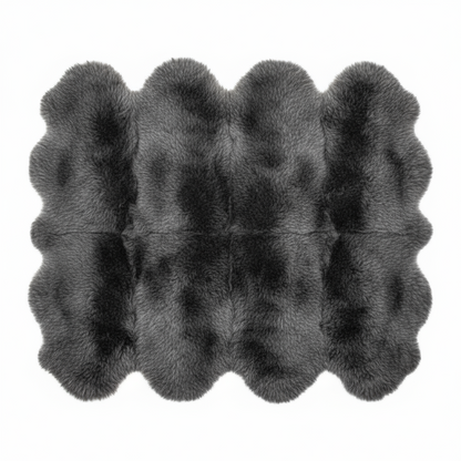 Natural Premium New Zealand Sheepskin Rug & Throw, Octo, L180 x W180 cm (3 Colours)
