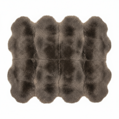 Natural Premium New Zealand Sheepskin Rug & Throw, Octo, L180 x W180 cm (3 Colours)