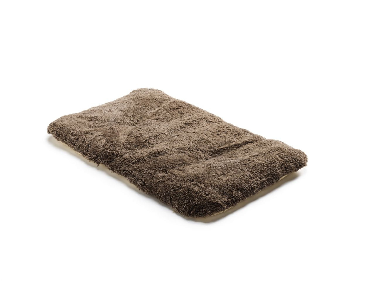 Curly Wool Pet Mat, Brown
