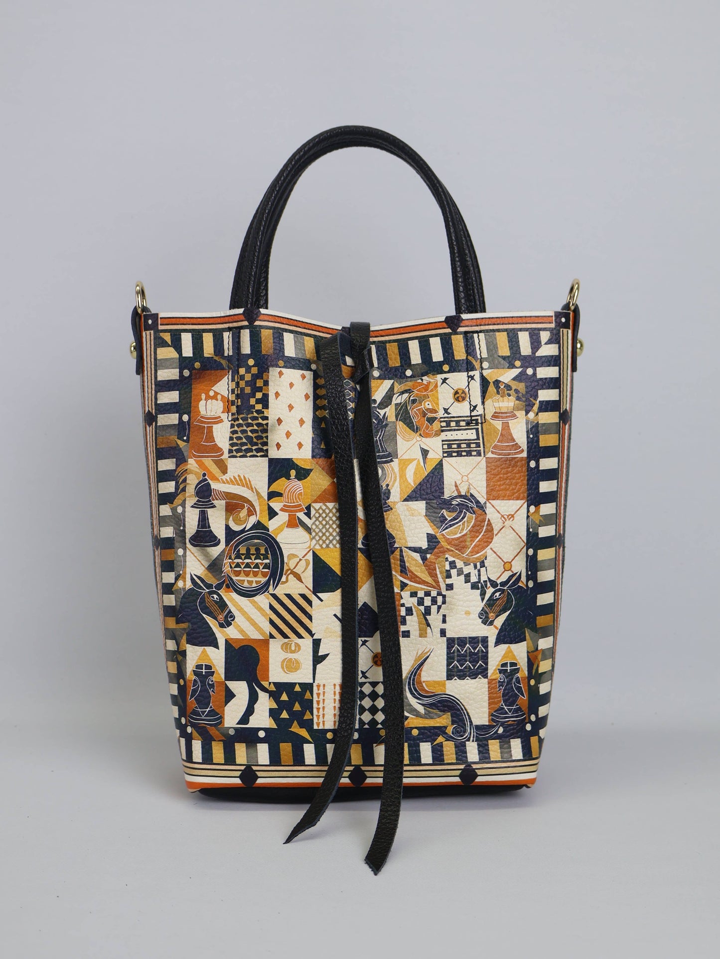 Giada Printed Leather Tote by Clemés (14 Prints)