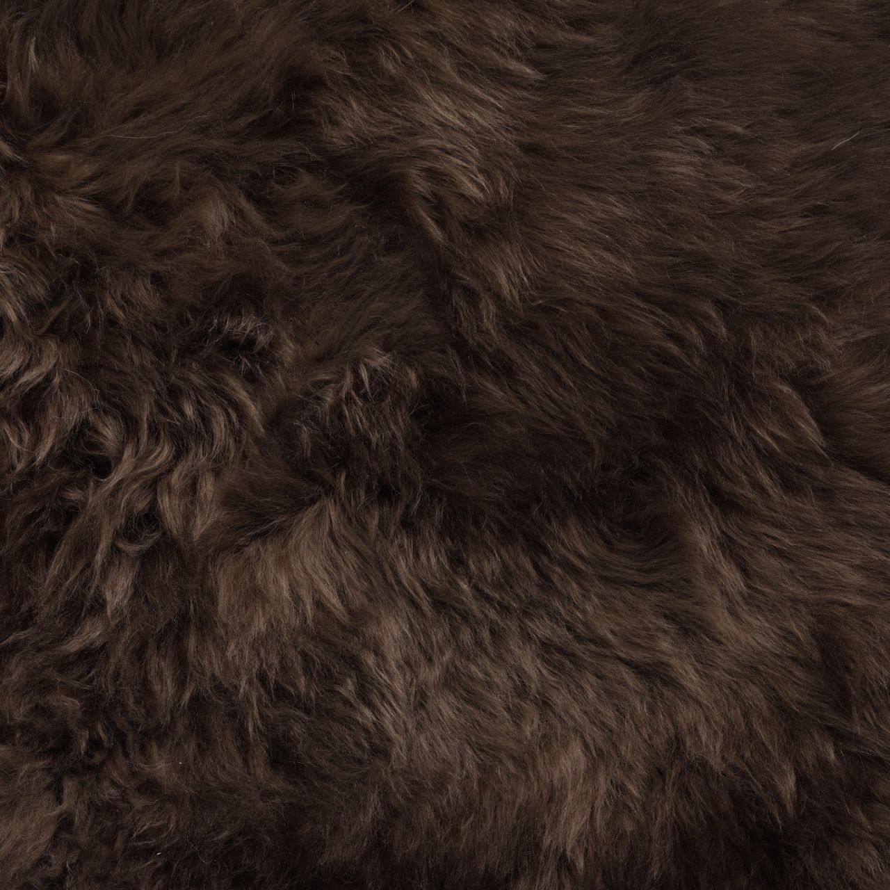 Natural Premium New Zealand Sheepskin Rug & Throw, Quad, W105 x L180 cm, Dark Chocolate