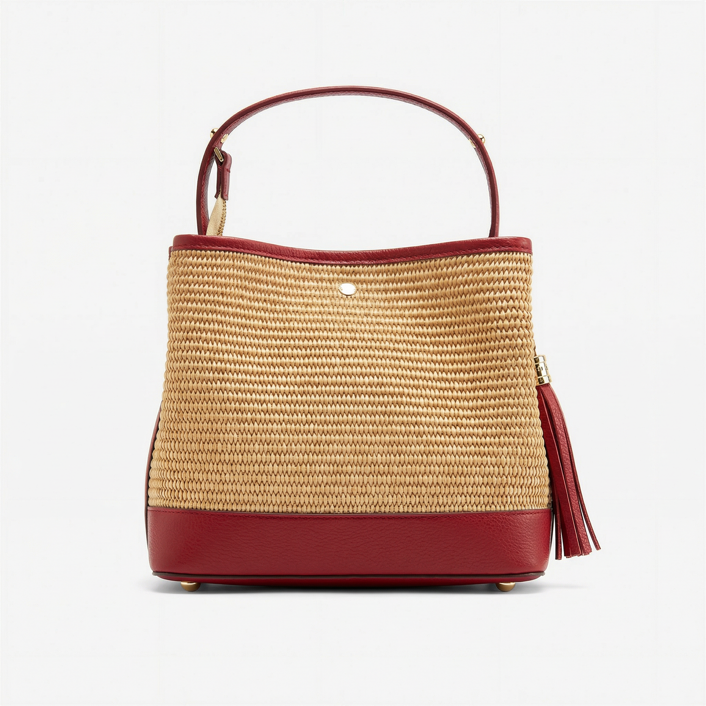 Cosima Raffia & Leather Bag by Clemés