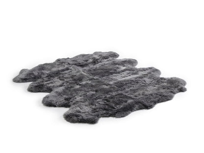 Natural Premium New Zealand Sheepskin Rug & Throw, Octo, L200 x W180 cm (3 Colours)