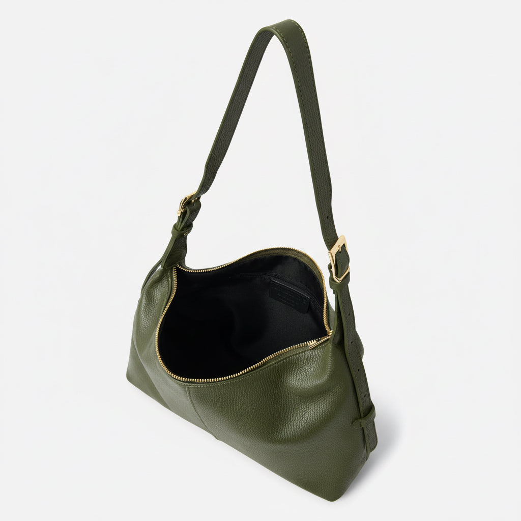 Elettra Leather Shoulder Crossbody Bag by Clemés
