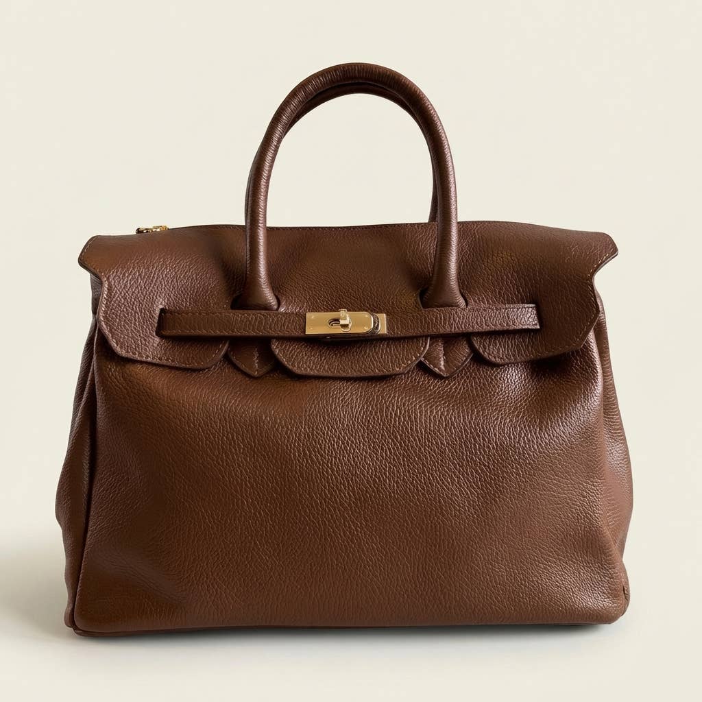 Valentina Maxi Leather Tote by Clemés