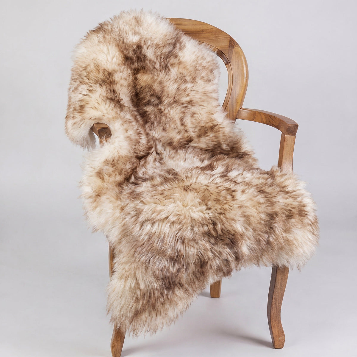 Pair of X-Large single sheepskin rugs in Eclipse