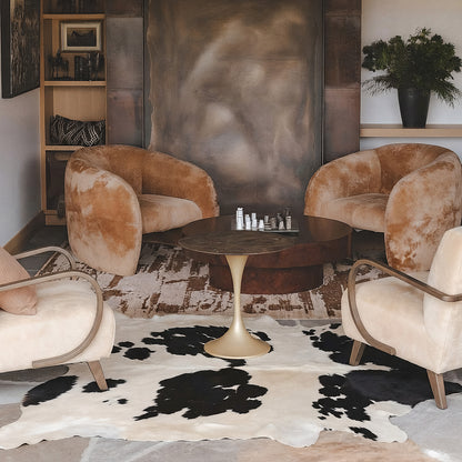 Natural Brazilian Cowhide 213 x 218 cm