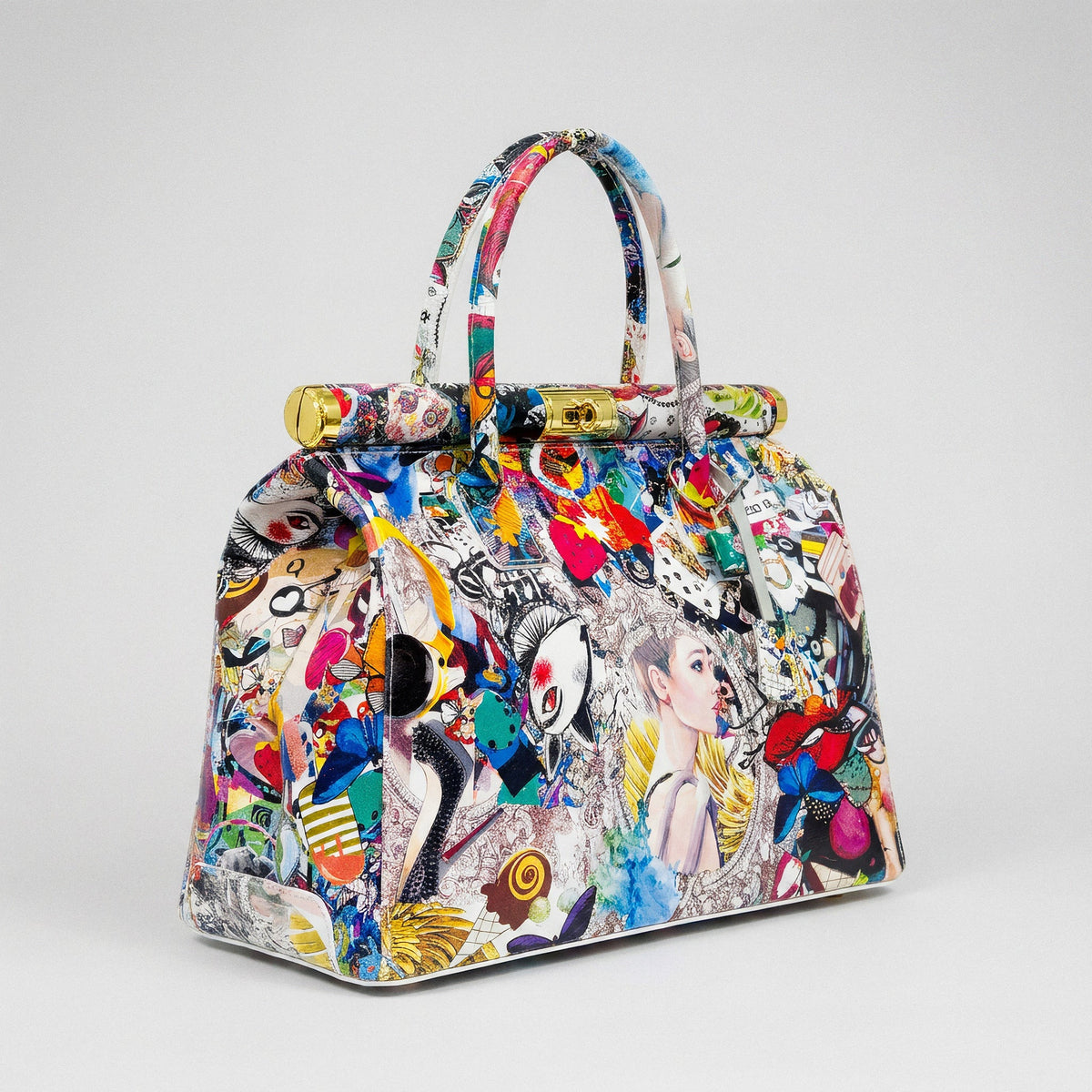Dalia Vogue leather top-handle bag - side view