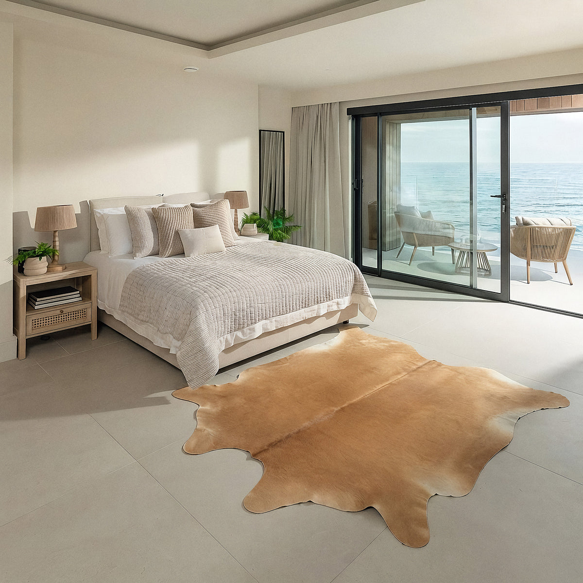 Natural Brazilian Cowhide 198 x 234 cm