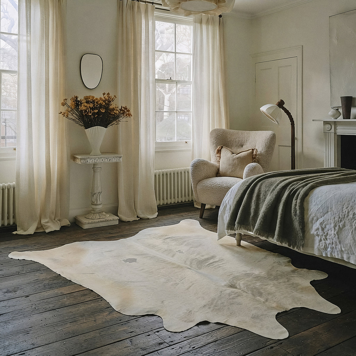 Natural Brazilian Cowhide 224 x 262 cm