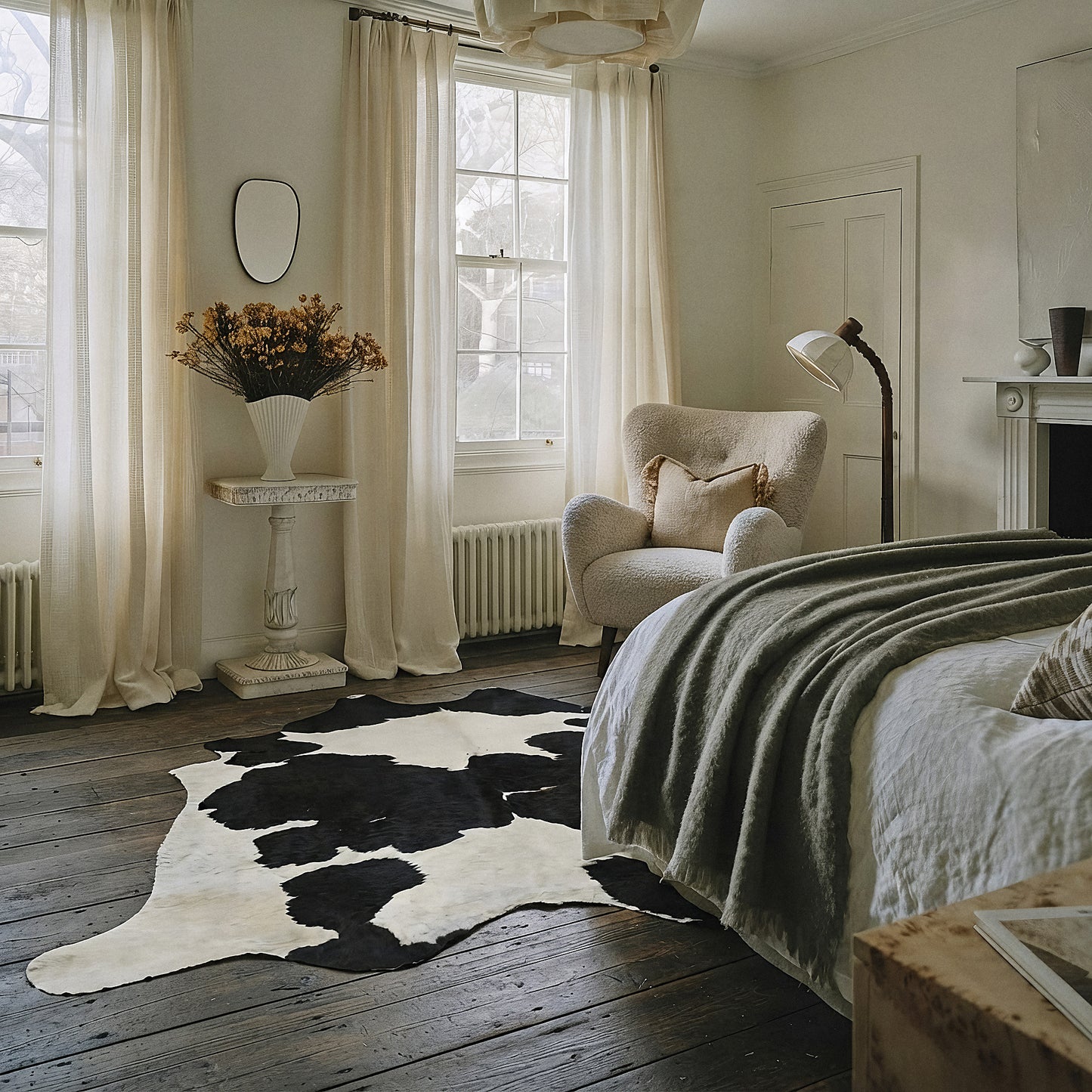 Natural Brazilian Cowhide 221 x 259 cm