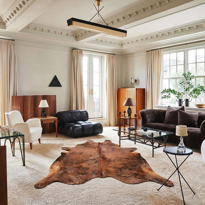 Natural Brazilian Cowhide 218 x 241 cm