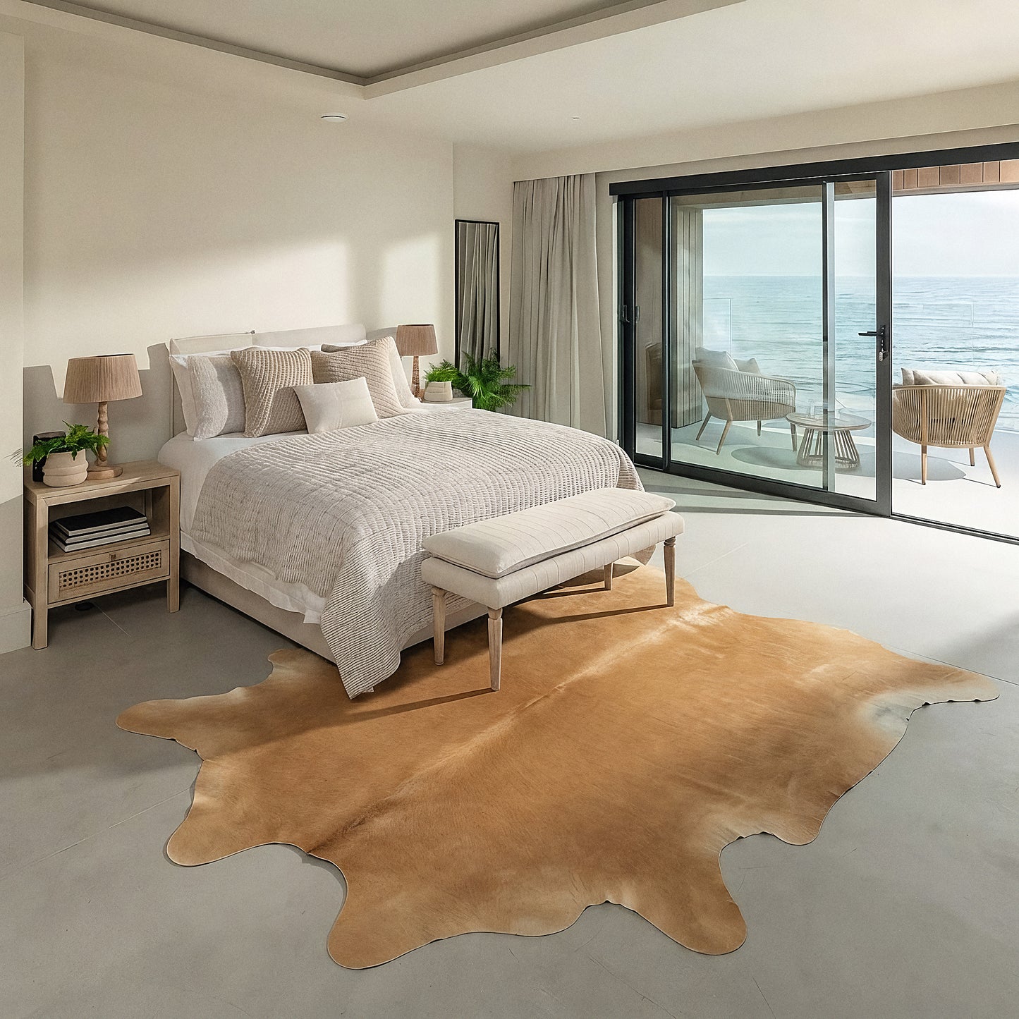 Natural Brazilian Cowhide 234 x 231 cm