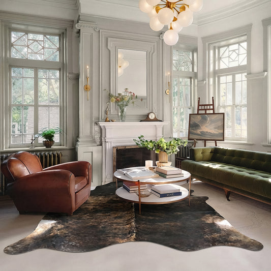 Natural Brazilian Cowhide 226 x 254 cm