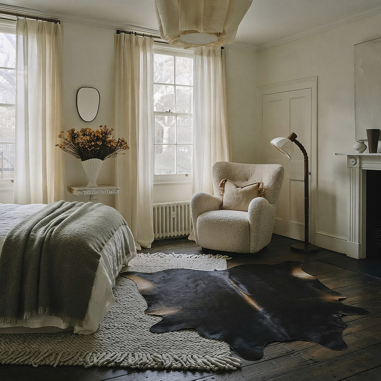 Natural Brazilian Cowhide 221 x 236 cm