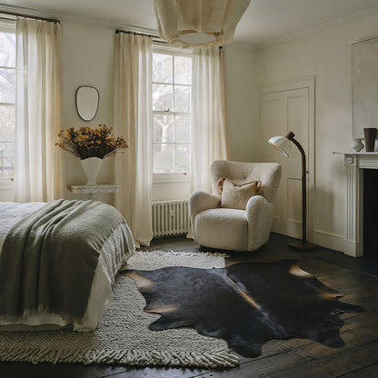Natural Brazilian Cowhide 221 x 236 cm