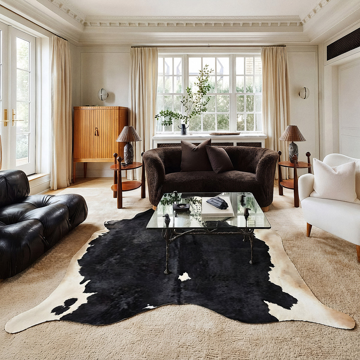 Natural Brazilian Cowhide 198 x 249 cm
