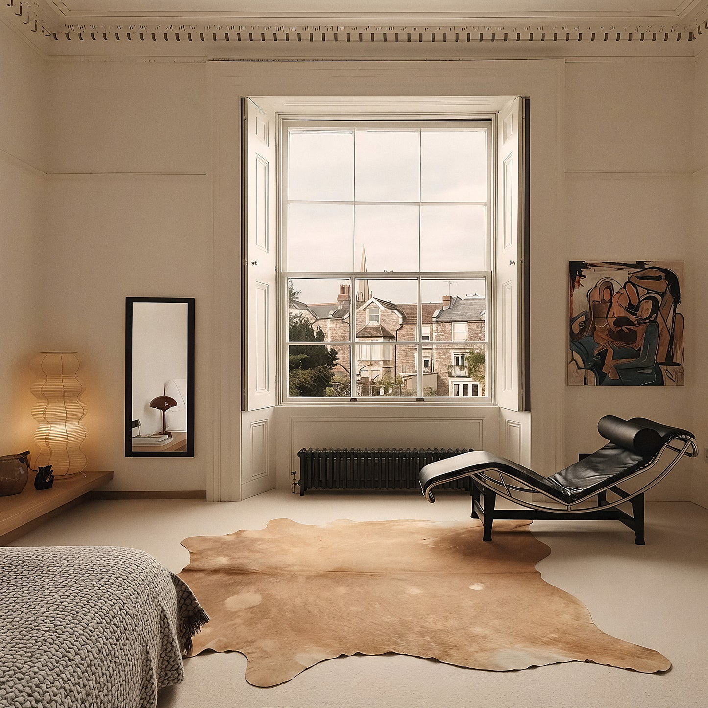 Natural Brazilian Cowhide 221 x 241 cm