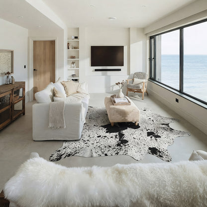 Natural Brazilian Cowhide 226 x 224 cm