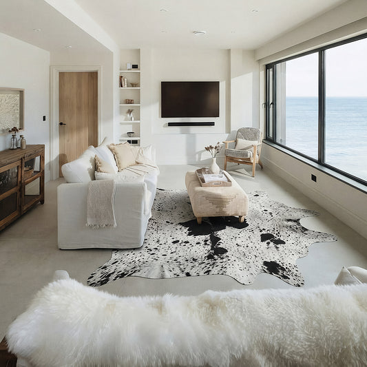 Natural Brazilian Cowhide 226 x 224 cm
