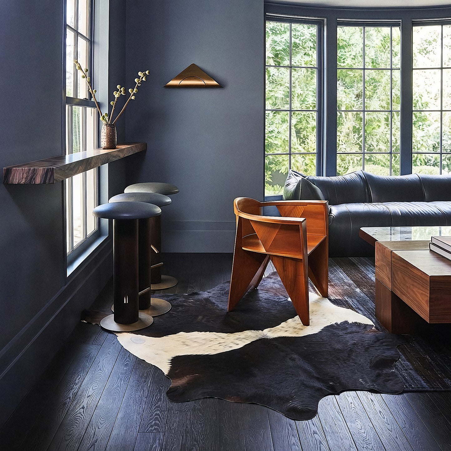 Natural Brazilian Cowhide 208 x 224 cm