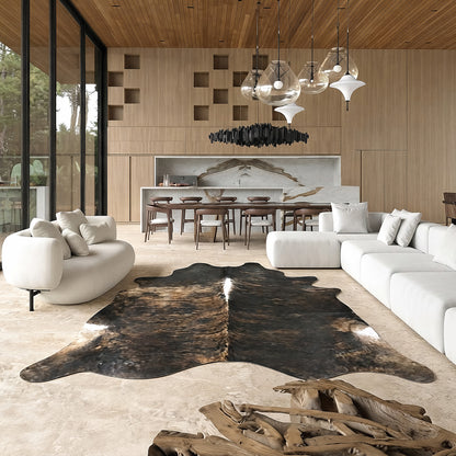 Natural Brazilian Cowhide 226 x 254 cm