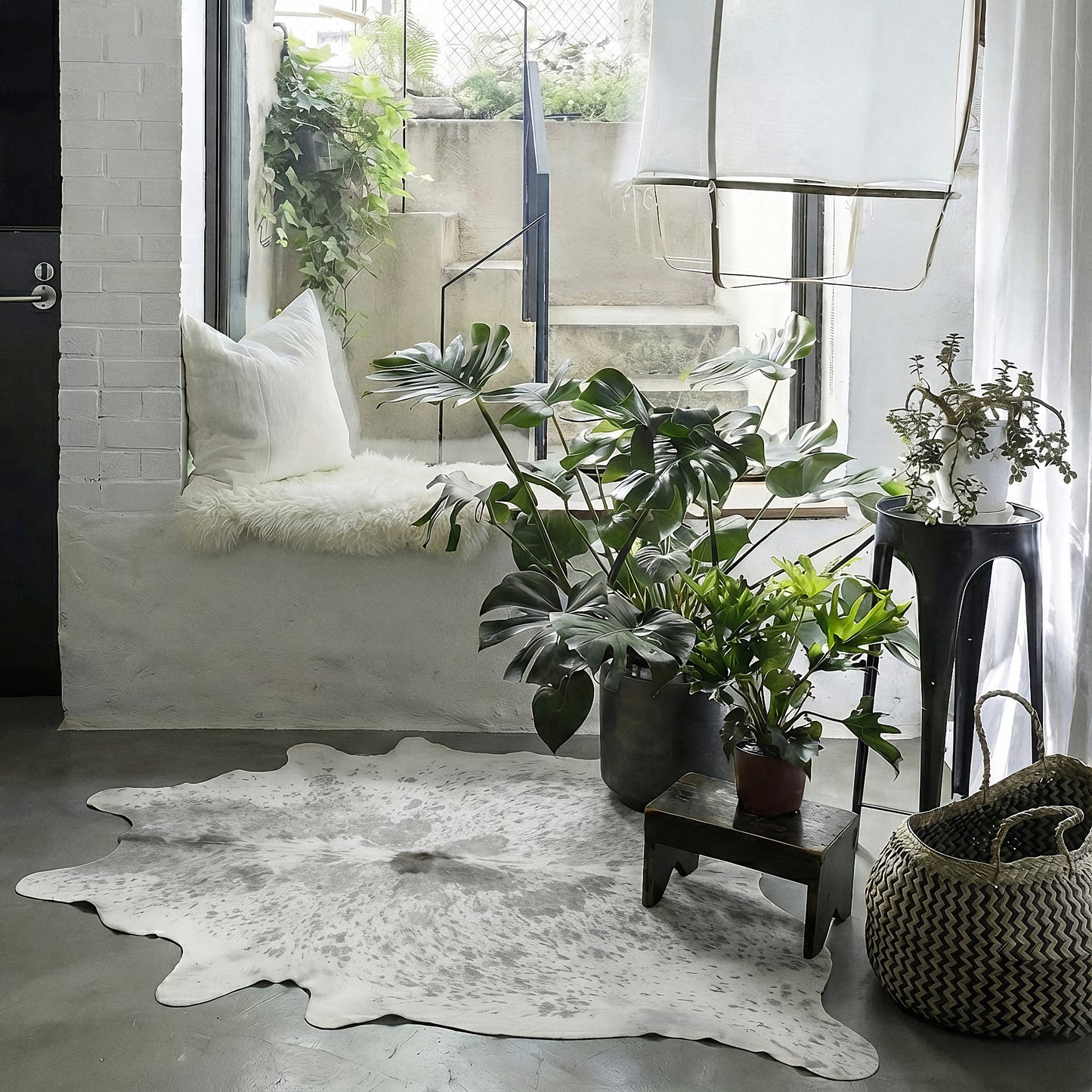Natural Brazilian Cowhide 203 x 236 cm