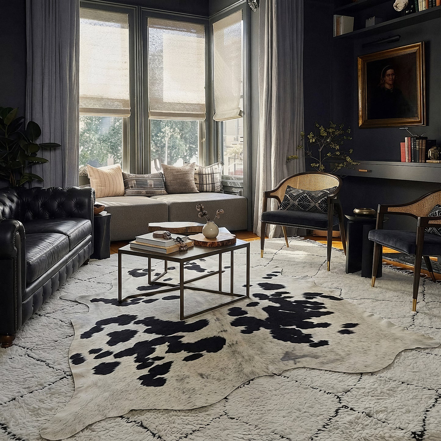 Natural Brazilian Cowhide 196 x 257 cm