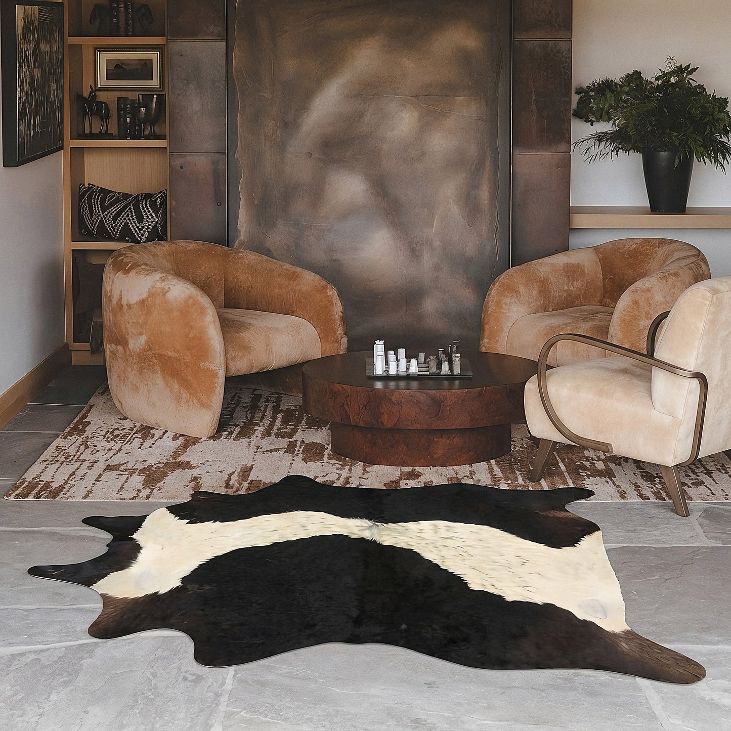 Natural Brazilian Cowhide 208 x 224 cm