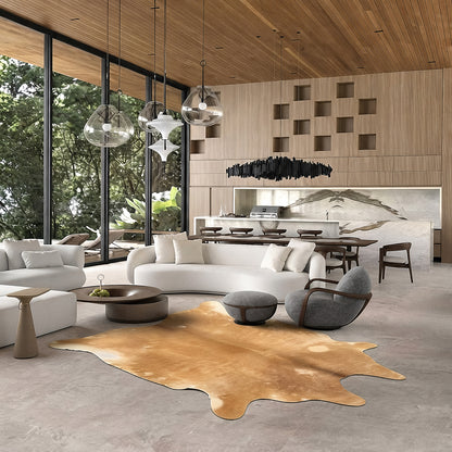 Natural Brazilian Cowhide 221 x 241 cm