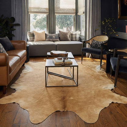 Natural Brazilian Cowhide 221 x 241 cm