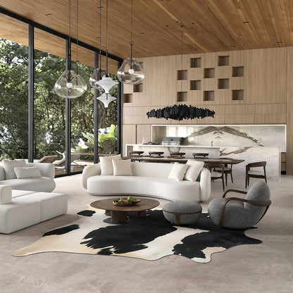 Natural Brazilian Cowhide 198 x 231 cm