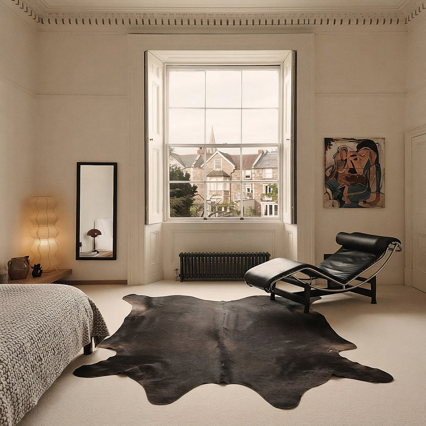 Natural Brazilian Cowhide 221 x 244 cm