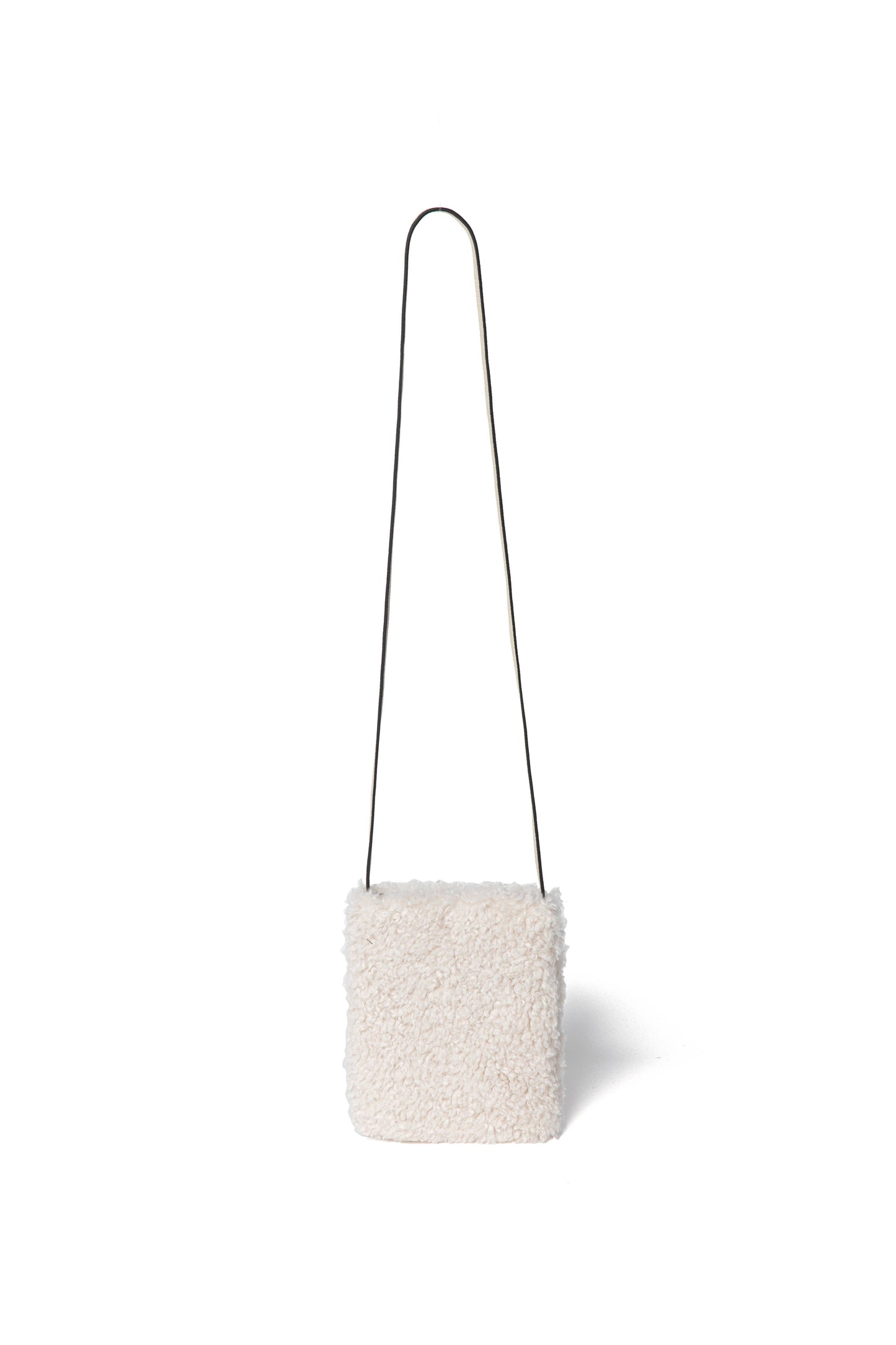 Pia Faux Shearling Phone Crossbody Bag by Clemés