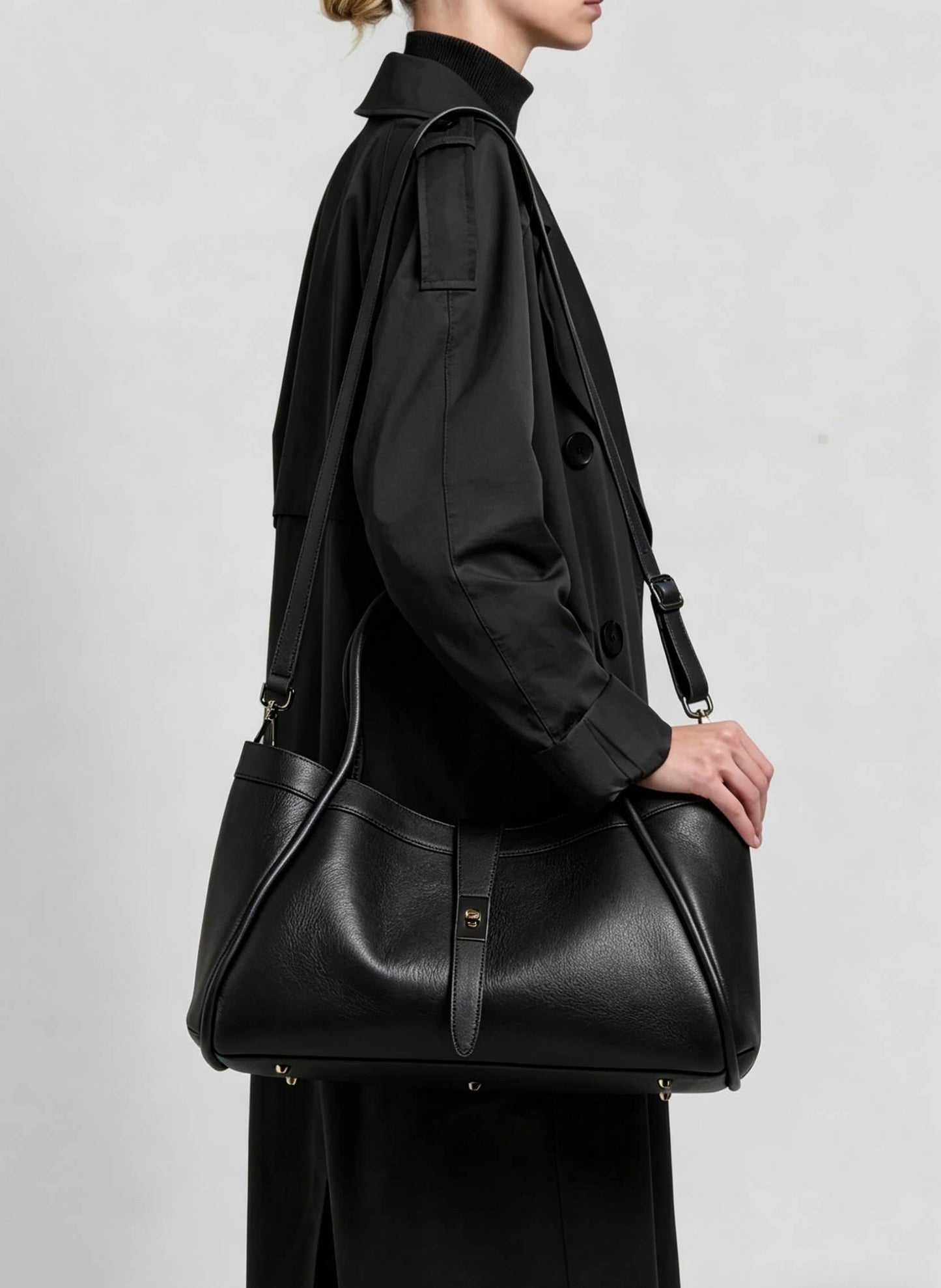 Bianca Large Leather Handbag by Clemés
