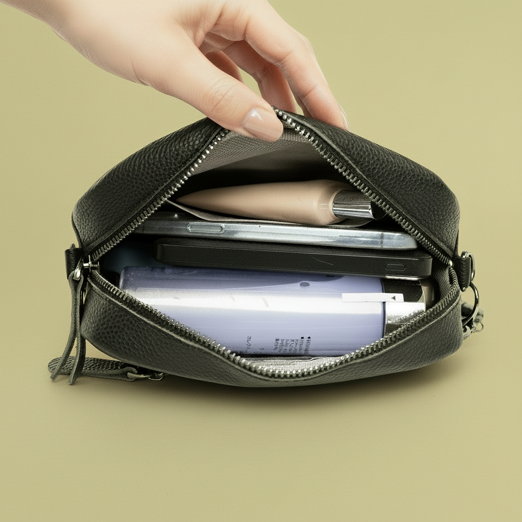 Éloise Genuine Leather Tassel Camera Bag by Clemés