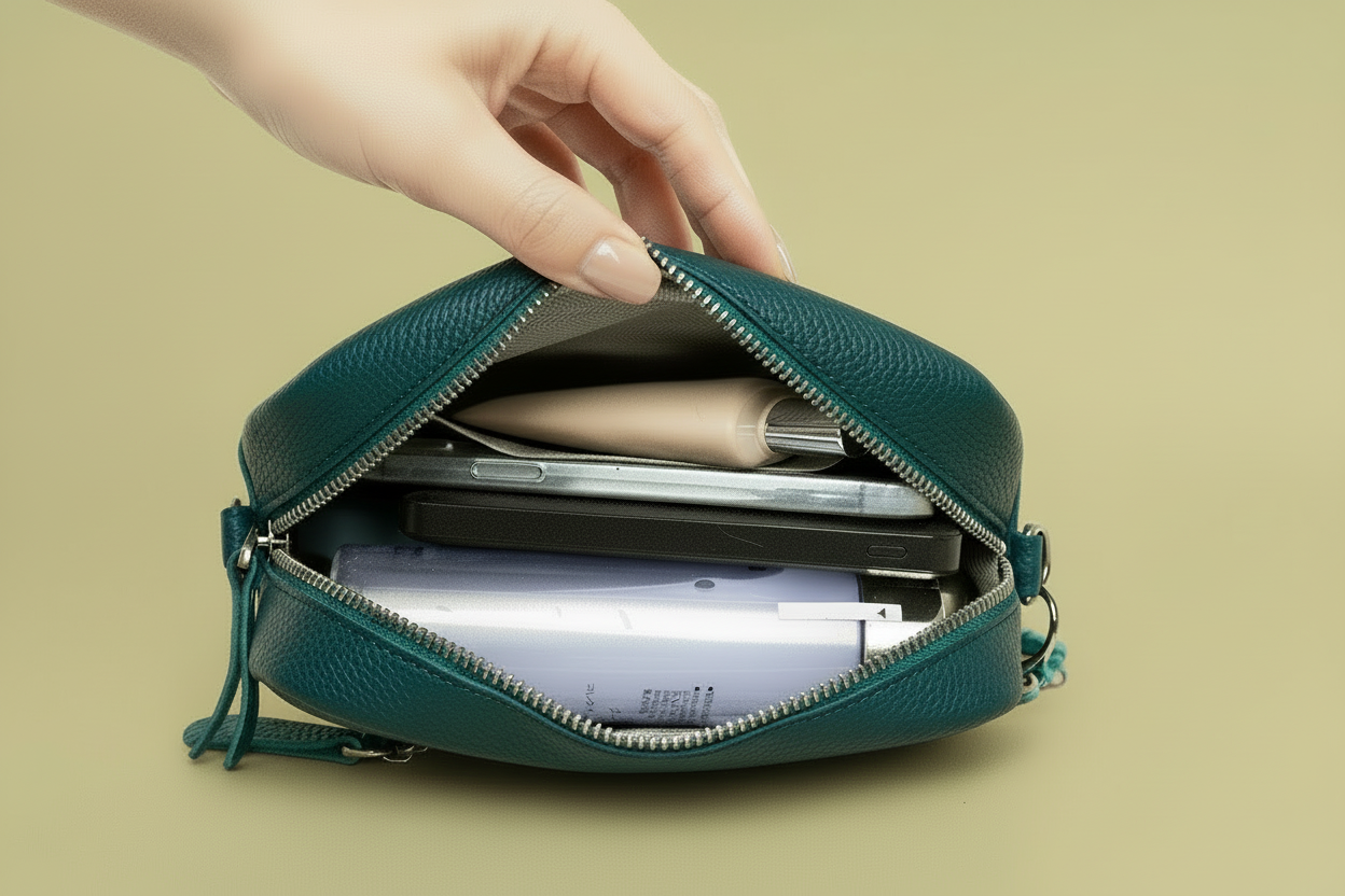 Éloise Genuine Leather Tassel Camera Bag by Clemés
