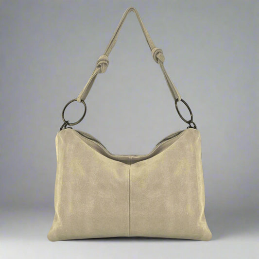 Gilda Suede Leather Shoulder Hand Bag