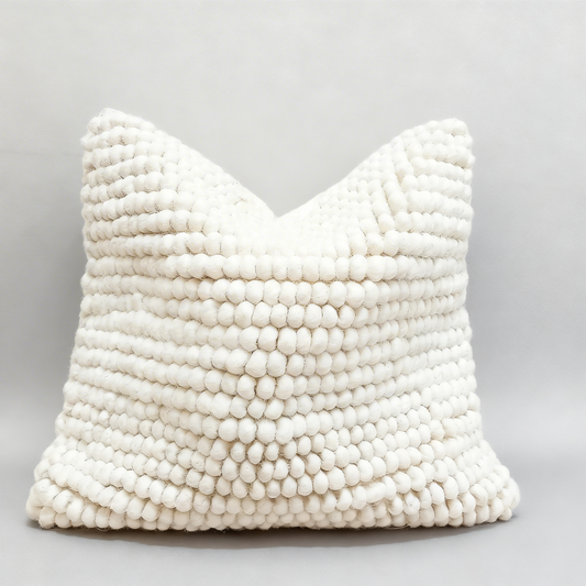 Natural Wool Cushion 50 x 50 cm