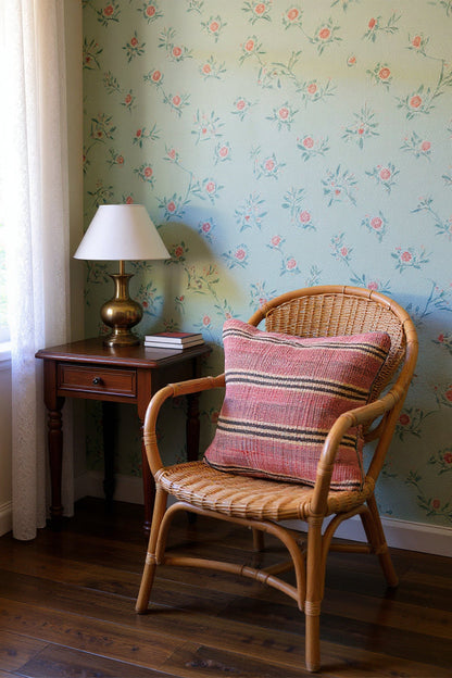 Turkish Kilim Vintage Cushion Cover - 40 x 40 cm