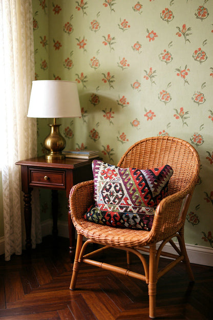 Turkish Kilim Vintage Cushion Cover - 54 x 42 cm