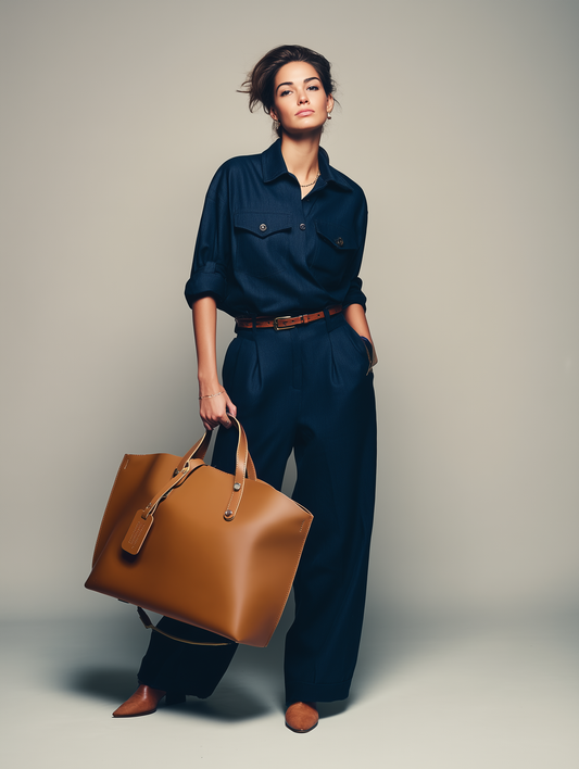 Maxime Leather Bag with Shoulder Strap by Clemés (9 Colours)