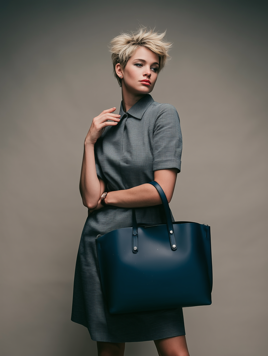 Maxime Leather Handbag with Shoulder Strap by Clemés (5 Colours)