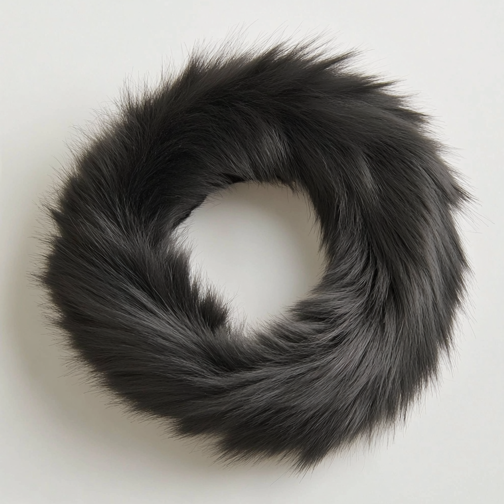 Natural Long Wool Sheepskin Headband